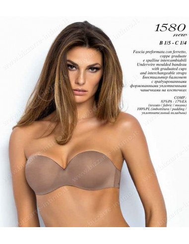 Padded bandeau bra SieLei Fantastic 1580