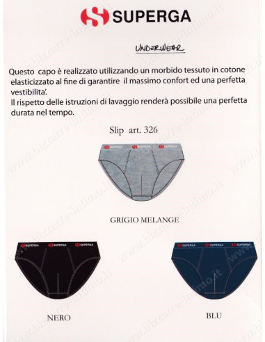 briefs Superga art 326