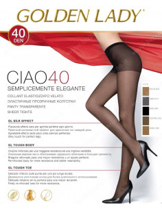 Gruppo 10 collant Golden Lady art Ciao 40