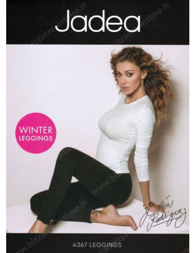Leggings donna felpata Jadea Basic 4367