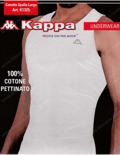 Men's wide shoulder cotton jersey vest Kappa K1325 2