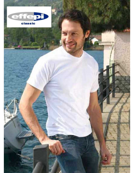 T-shirt unisex girocollo in cotone Effepi art. 862 T-shirt unisex girocollo in cotone Effepi art. 862