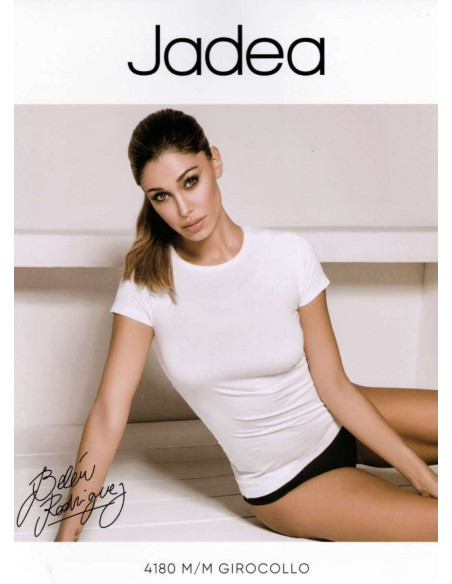 T-shirt donna in cotone modal elasticizzato Jadea 4180 T-shirt donna in cotone modal elasticizzato Jadea 4180