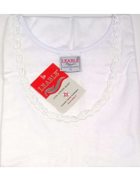 Group 3 wide shoulder cotton jersey vest Leable 1406