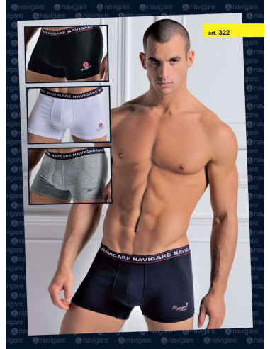 6 stretch cotton men boxer Navigare 322