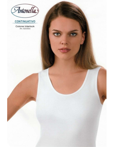 Canottiera donna cotone caldo Antonella 620593