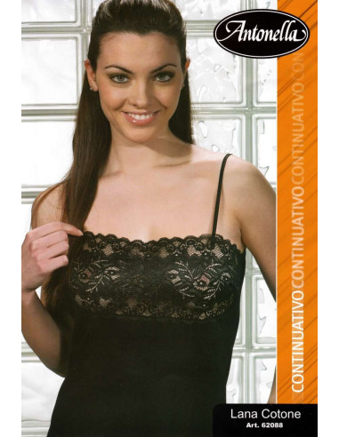 Vest woman with lace Antonella 62088