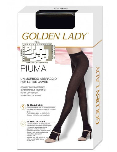 Women's tights soft and warm Golden Lady Piuma