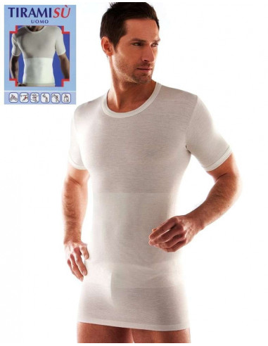 Maglia uomo con fascia lombare Liabel Tiramisù 5140-813