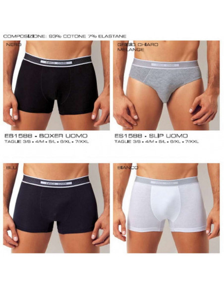 6 uomo slip Enrico Coveri ES1588 6 uomo slip Enrico Coveri ES1588
