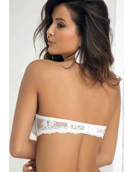 Padded bandeau bra with lace SieLei Glam 1948 Padded bandeau bra with lace SieLei Glam 1948