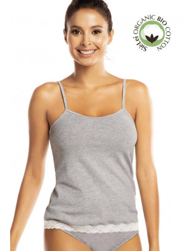 Top con pizzo SieLei Natural Cotton 1432