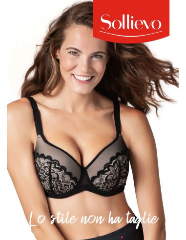 Lace padded balcony bra Infiore Sollievo So Fashion S1