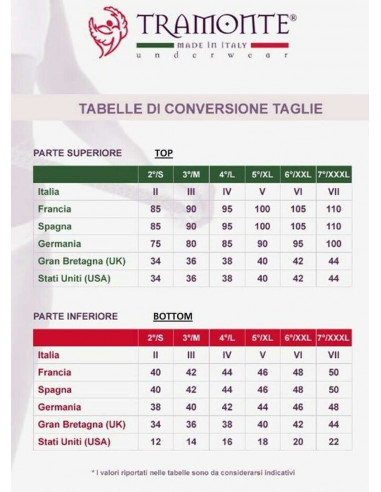 Women's micro modal body Tramonte Sibilla B723