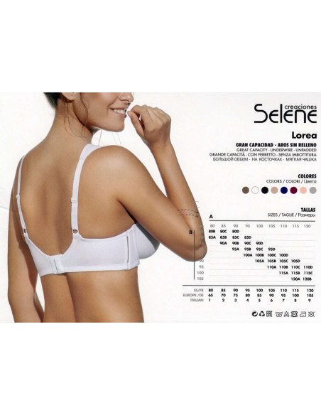 Balcony bra Selene Lorea Cup C - D Balcony bra Selene Lorea Cup C - D