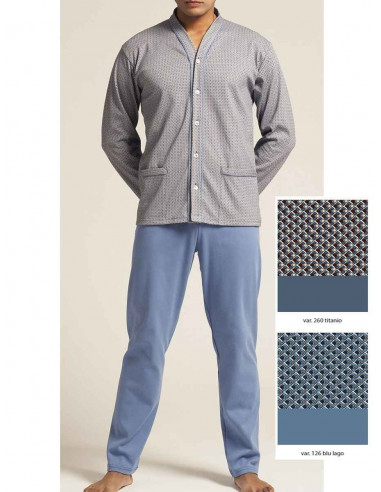 Warm cotton men's pyjamas Bip Bip 5989