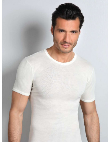Mixed wool men's t-shirt Giovanni Rosanna 430