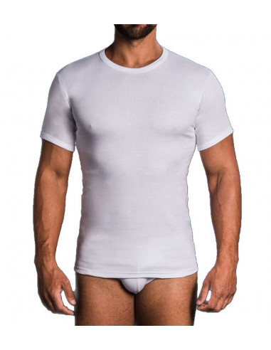 T-shirt in cotone felpato Oltremare 723