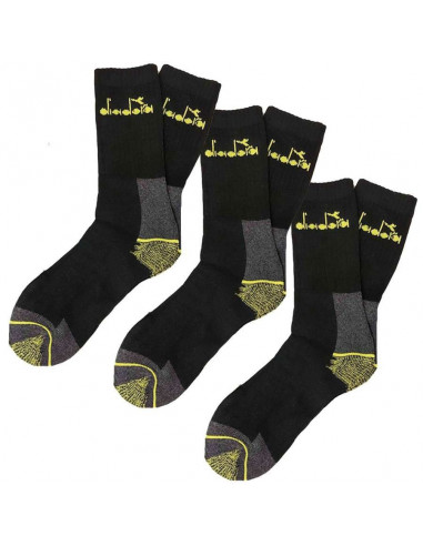 3 pairs Tennis socks in reinforced terry Diadora D1135