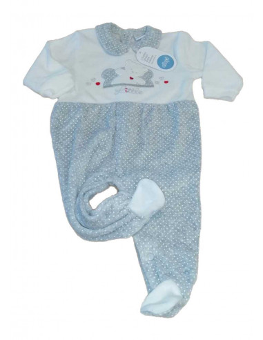 Tutina neonato in ciniglia Ellepi BQ 3021