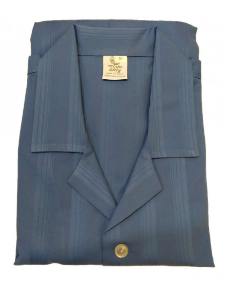 Men's open cotton tissue pajamas Blitz Moda Mimmo Camogli Men's open cotton tissue pajamas Blitz Moda Mimmo Camogli