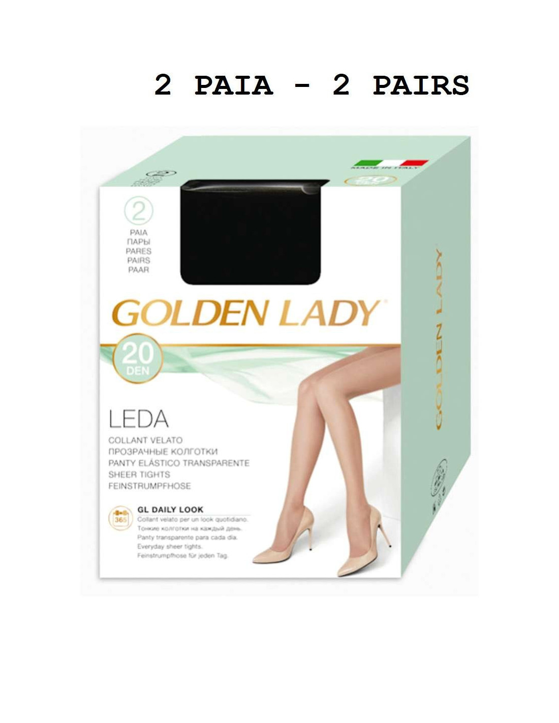 Women's tights in filanca Golden Lady Leda 20 (2 PAIRS)