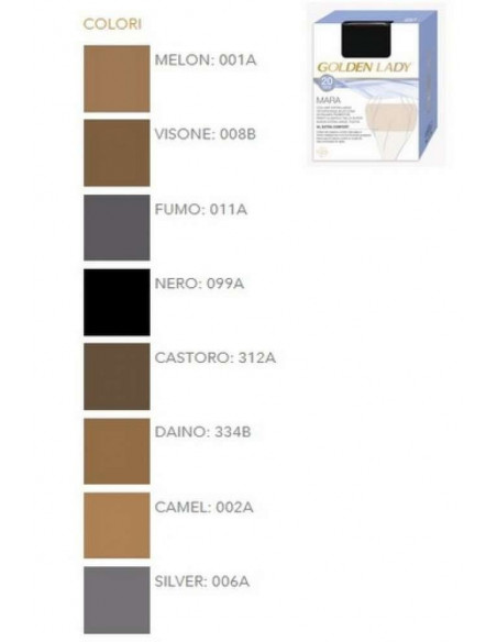 Collant donna in filanca Golden Lady Mara XL