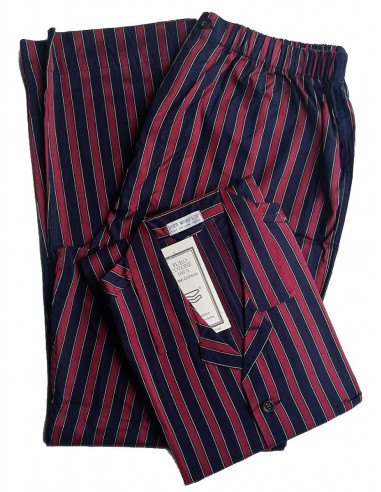 Pigiama uomo aperto in tessuto camicia Pier Mori's 2661 Pigiama uomo aperto in tessuto camicia Pier Mori's 2661