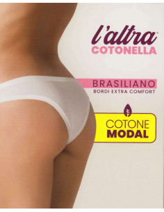 Women's cotton modal brazilian briefs Cotonella GD365