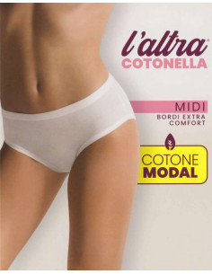 Women's cotton modal MIDI briefs Cotonella GD366
