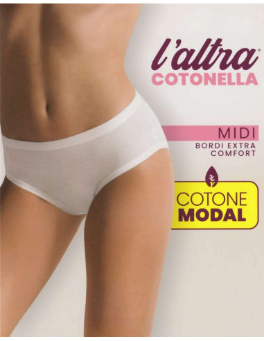 Women's cotton modal MIDI briefs Cotonella GD366