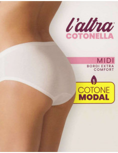 Women's cotton modal MIDI briefs Cotonella GD366 2