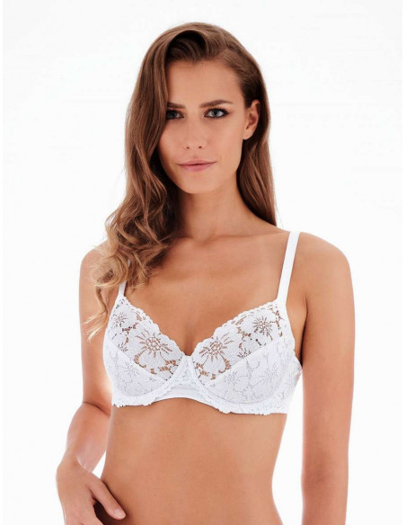 Reggiseno donna a balconcino Lepel Belseno Pizzo Cotton 451 Reggiseno donna a balconcino Lepel Belseno Pizzo Cotton 451