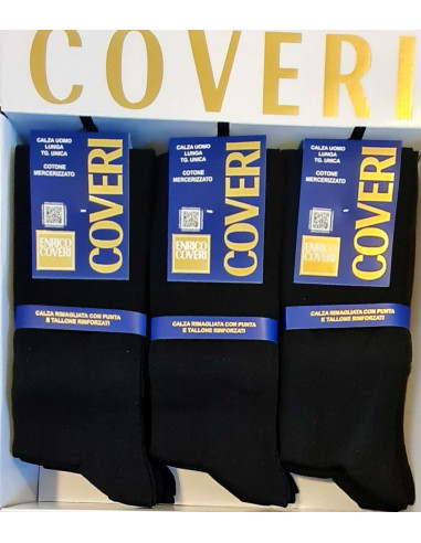 Group of 12 elastic cotton men long socks Coveri Spring