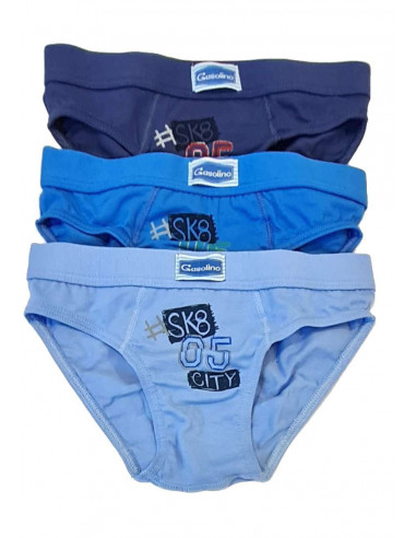 Group 3 stretch cotton boy briefs Gasolino 3285