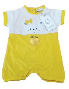 Baby romper suit in cotton jersey Pastello PA20Y