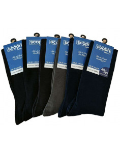 Group 6 LONG socks for men in stretch fine cotton Scopri Kat