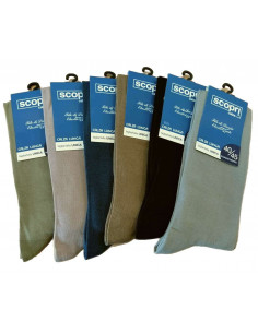 Gruppo 6 calzettoni uomo LUNGHI in filo elasticizzato Scopri Kat 2