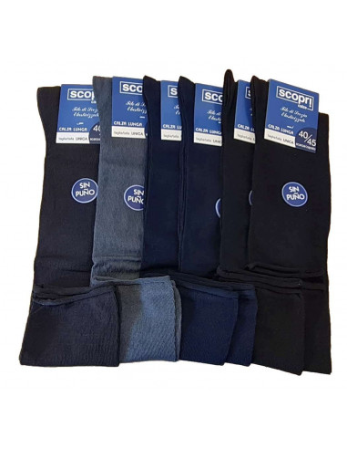 Group of 6 elastic cotton men LOOSENED long socks Scopri Prisco Over