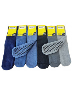 Group 3 pairs of ANTI-SLIP men's socks Scopri Cliff