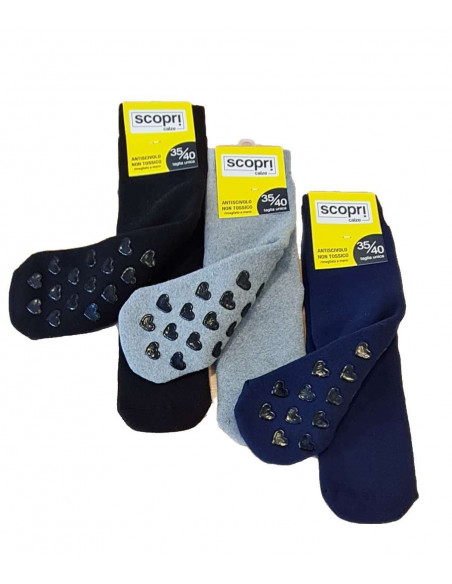 Gruppo 3 paia calzini donna ANTISCIVOLO Scopri Calze Claire Gruppo 3 paia calzini donna ANTISCIVOLO Scopri Calze Claire