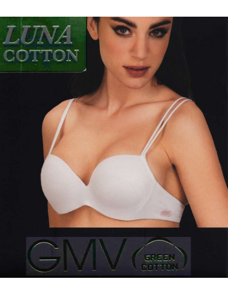 Padded balcony bra Gian Marco Venturi Luna Cotton Padded balcony bra Gian Marco Venturi Luna Cotton