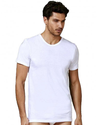 Gruppo 4 t-shirt uomo in puro cotone Oltremare 533