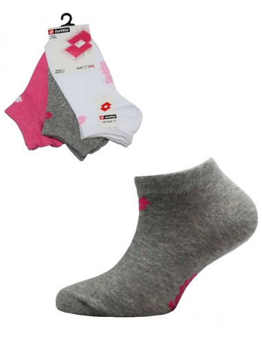 Group 3 pairs low socks for girl Lotto GB84