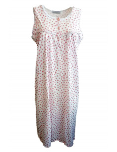 Camicia da notte donna smanicata Fiorenza Amadori art. Spalla Carre'