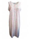 Women's wide shoulder cotton nightgown Fiorenza Amadori art. Spalla Carre'