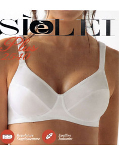 Reggiseno donna calibrato senza ferretto in microfibra SieLei Plus 2540 2