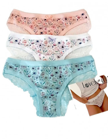 Group 3 women's stretch cotton string Emy Lovely Girl 4293