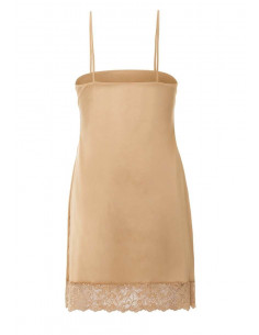 Stretch satin petticoat with lace Tramonte A220 2