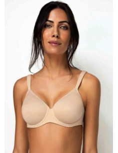 Women's balcony bra with spacer padding in microfiber SieLei Plus 2556 2